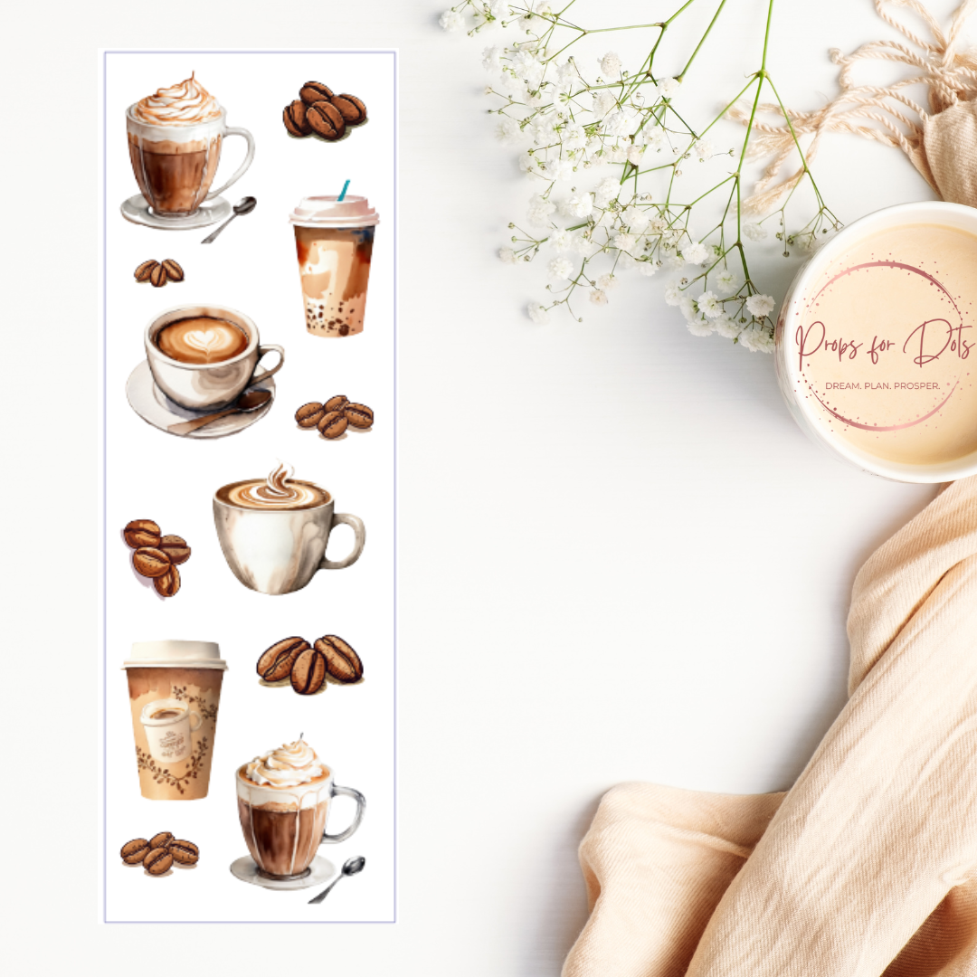 Monthly Sticker Kit: Coffee Time