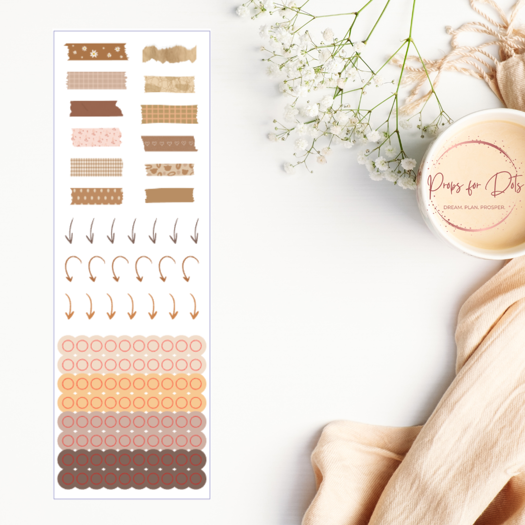 Monthly Sticker Kit: Coffee Time