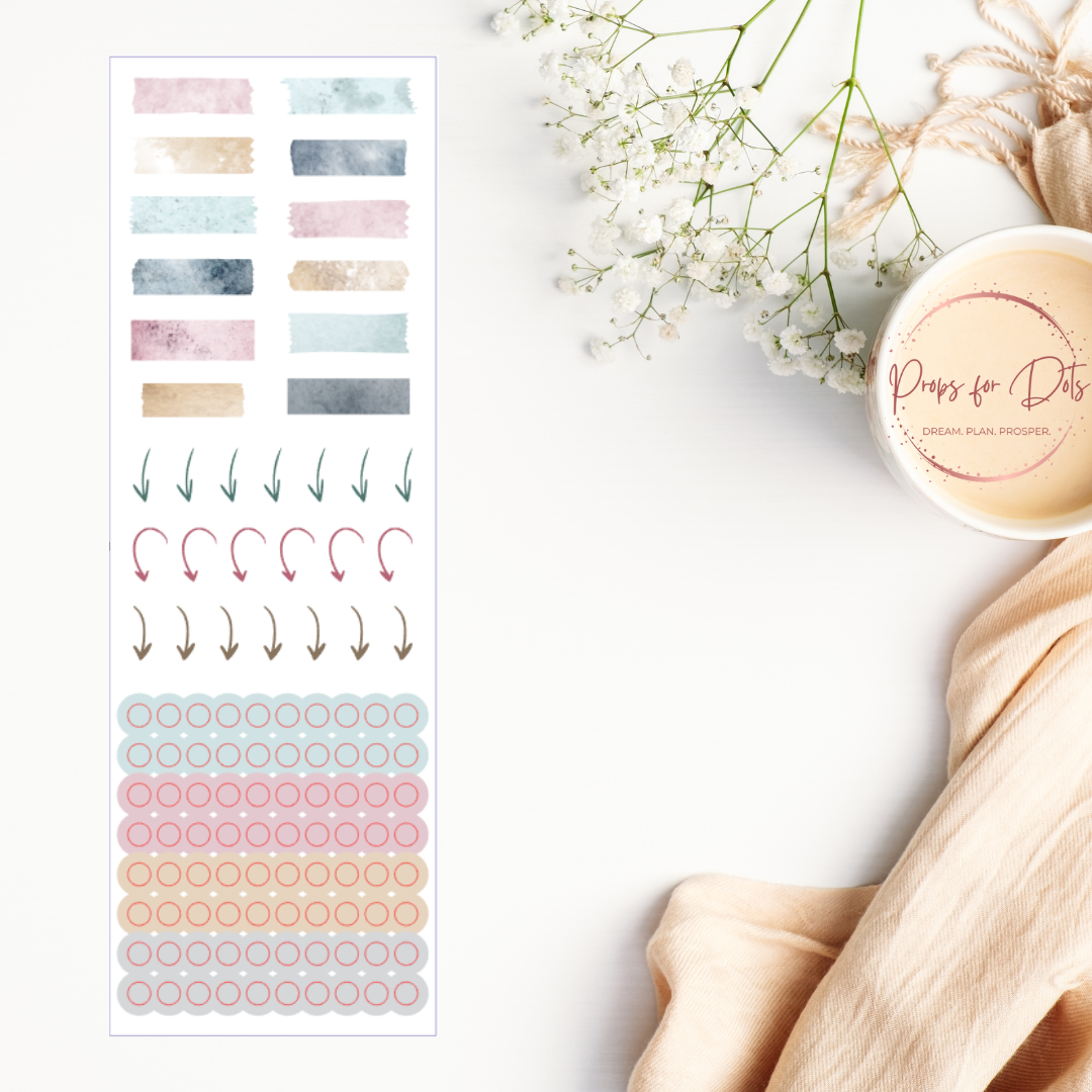 Monthly Sticker Kit: Abstract shapes