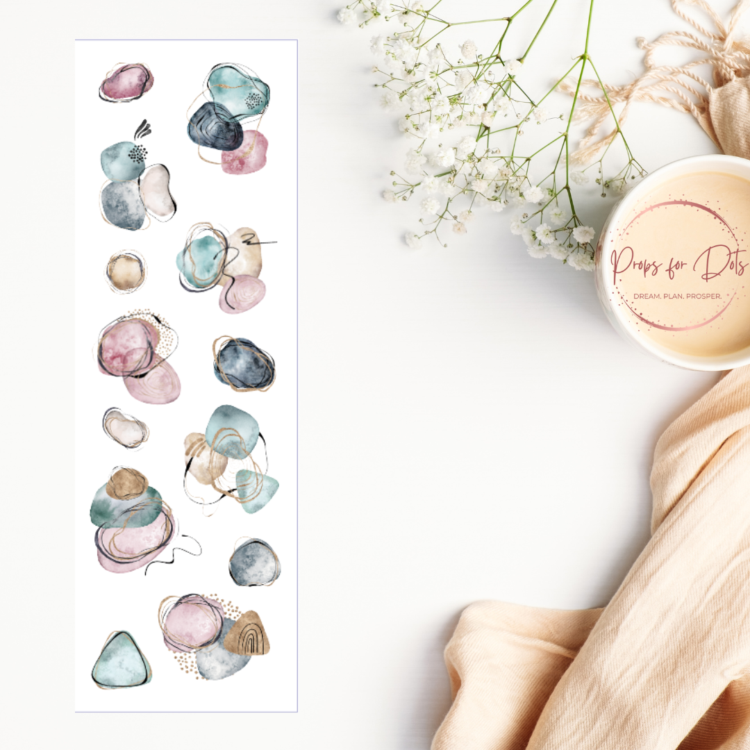 Monthly Sticker Kit: Abstract shapes