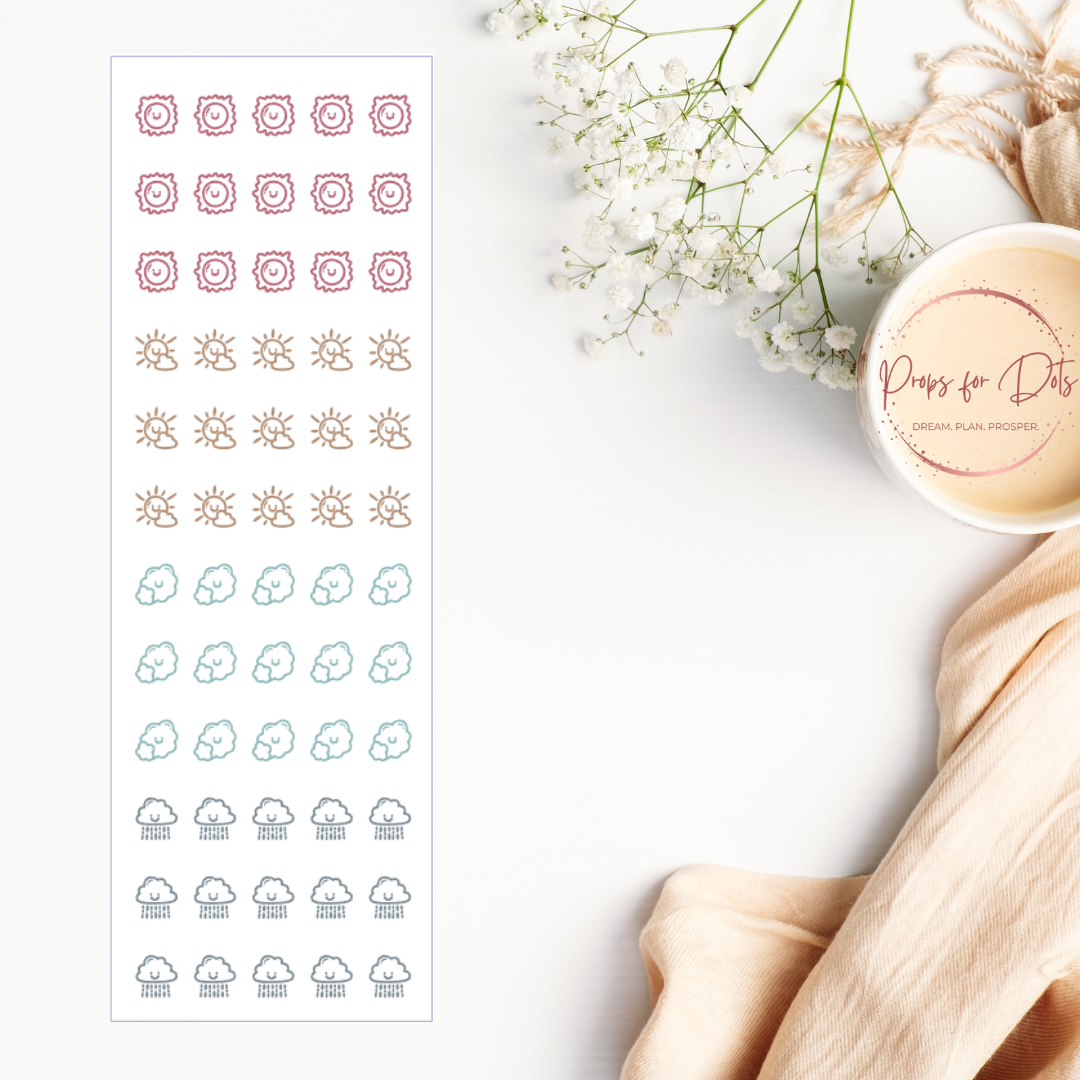 Monthly Sticker Kit: Abstract shapes