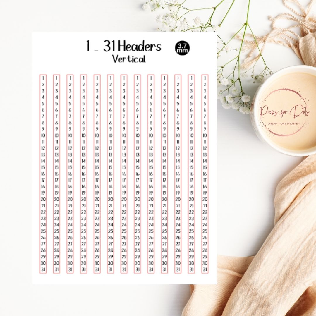 Tracker Header Stickers