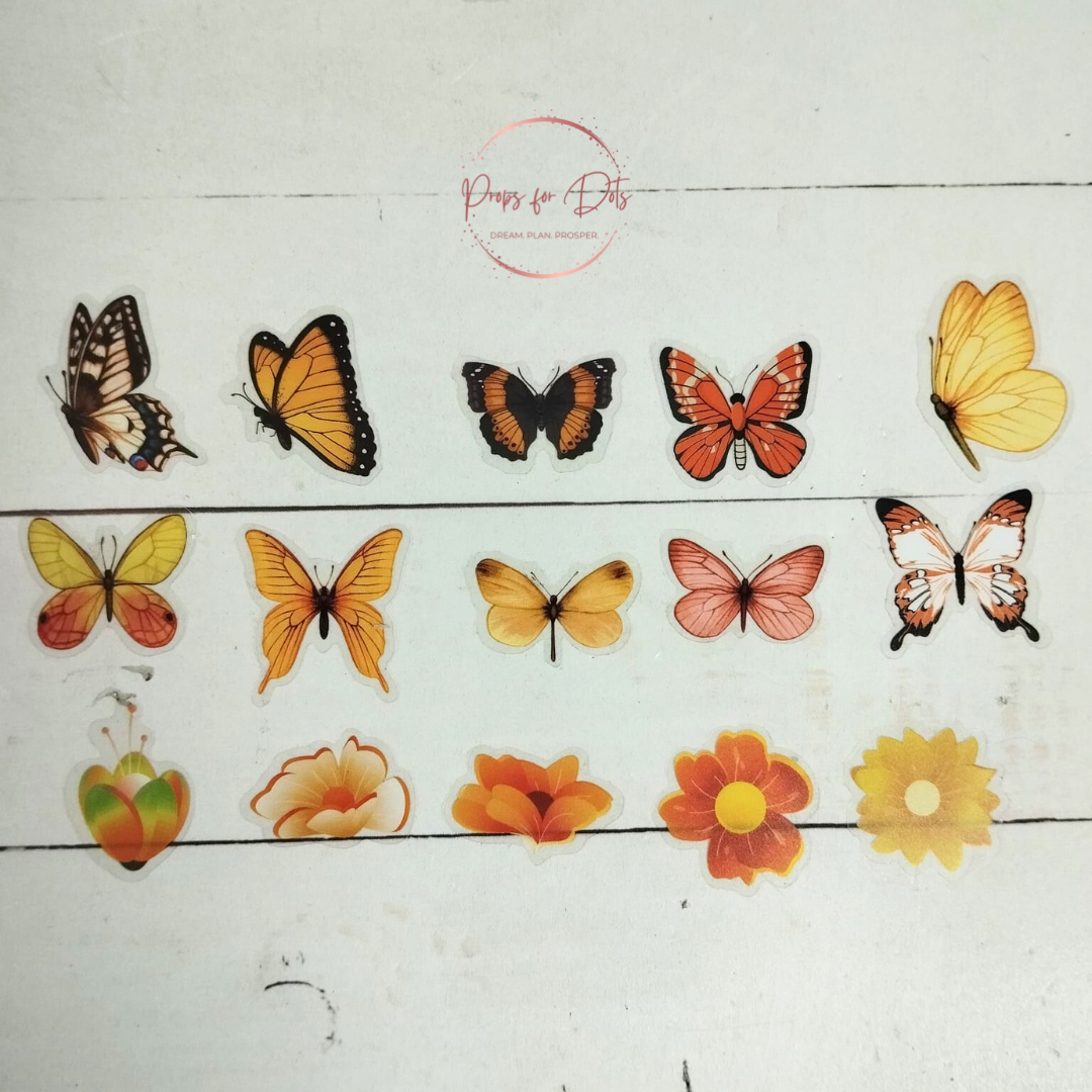 PET Stickers: Little Butterflies