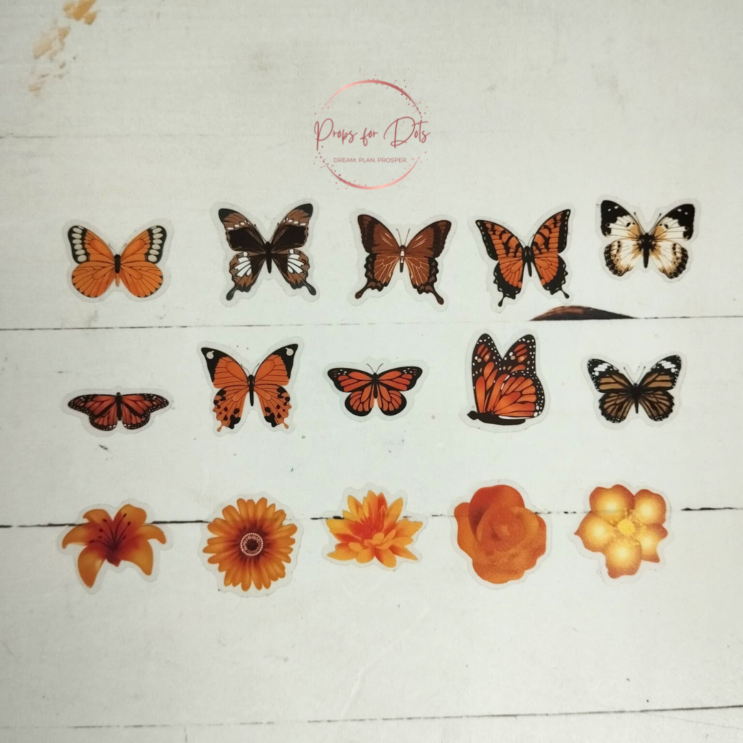 PET Stickers: Little Butterflies