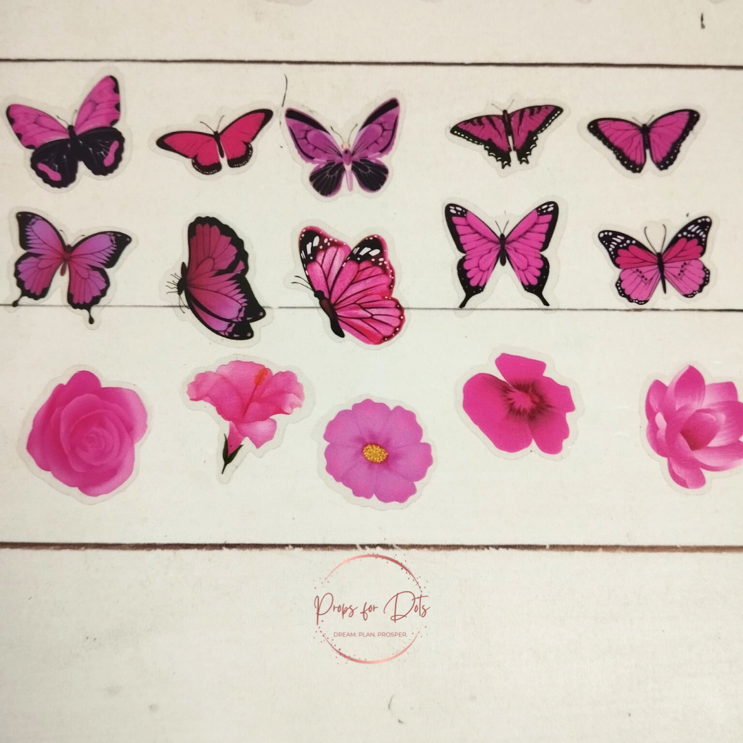 PET Stickers: Little Butterflies