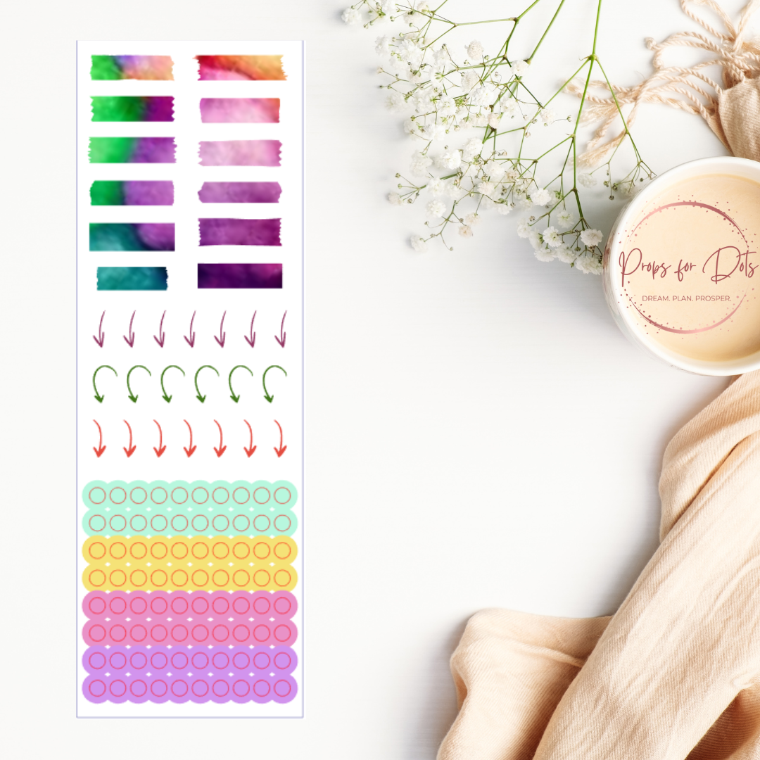 Monthly Sticker Kit: Mardi Gras
