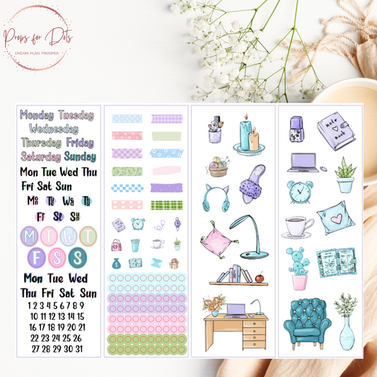 Monthly Sticker Kit: Homebody