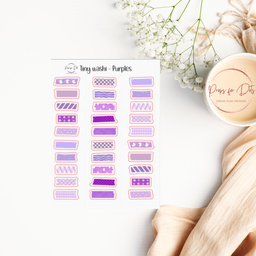 Tiny Washi Stickers