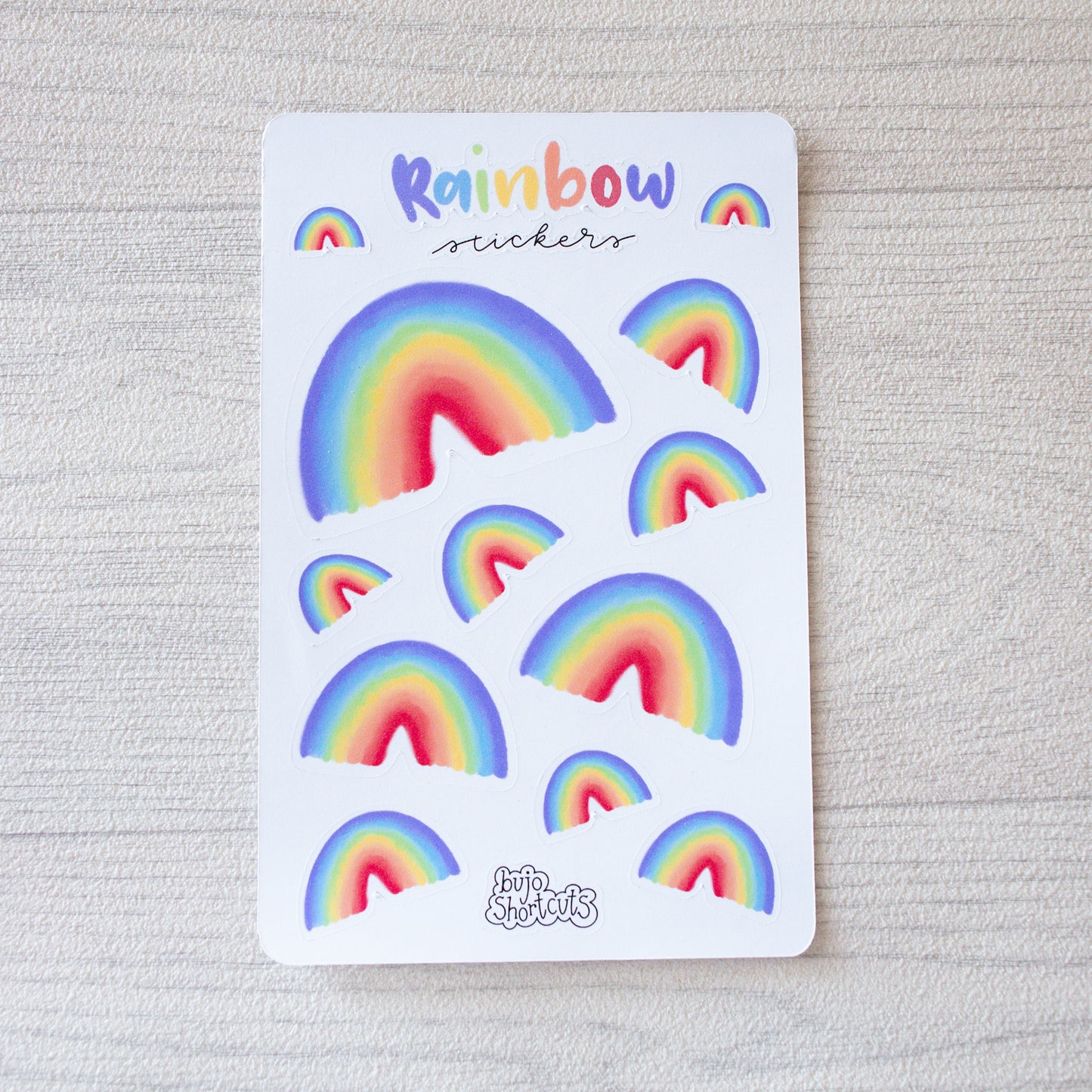 Bujo Shortcuts Rainbow collection