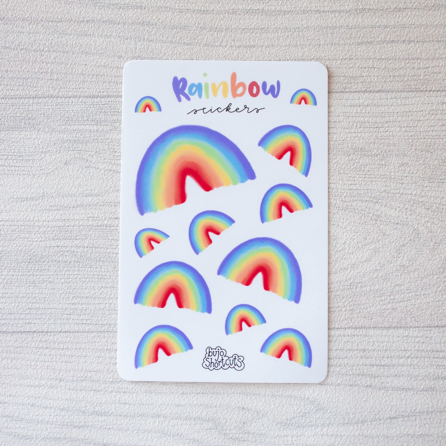 Bujo Shortcuts Rainbow collection