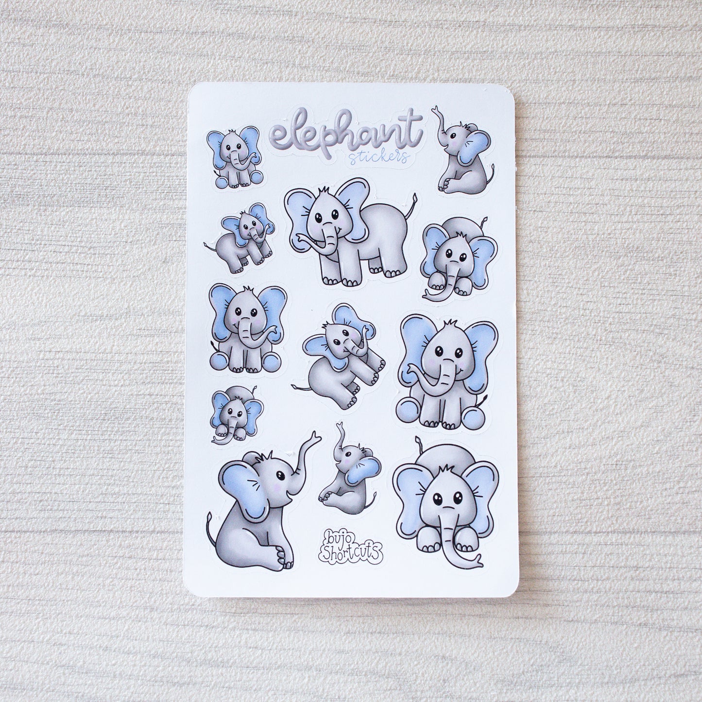 Bujo Shortcuts Elephant