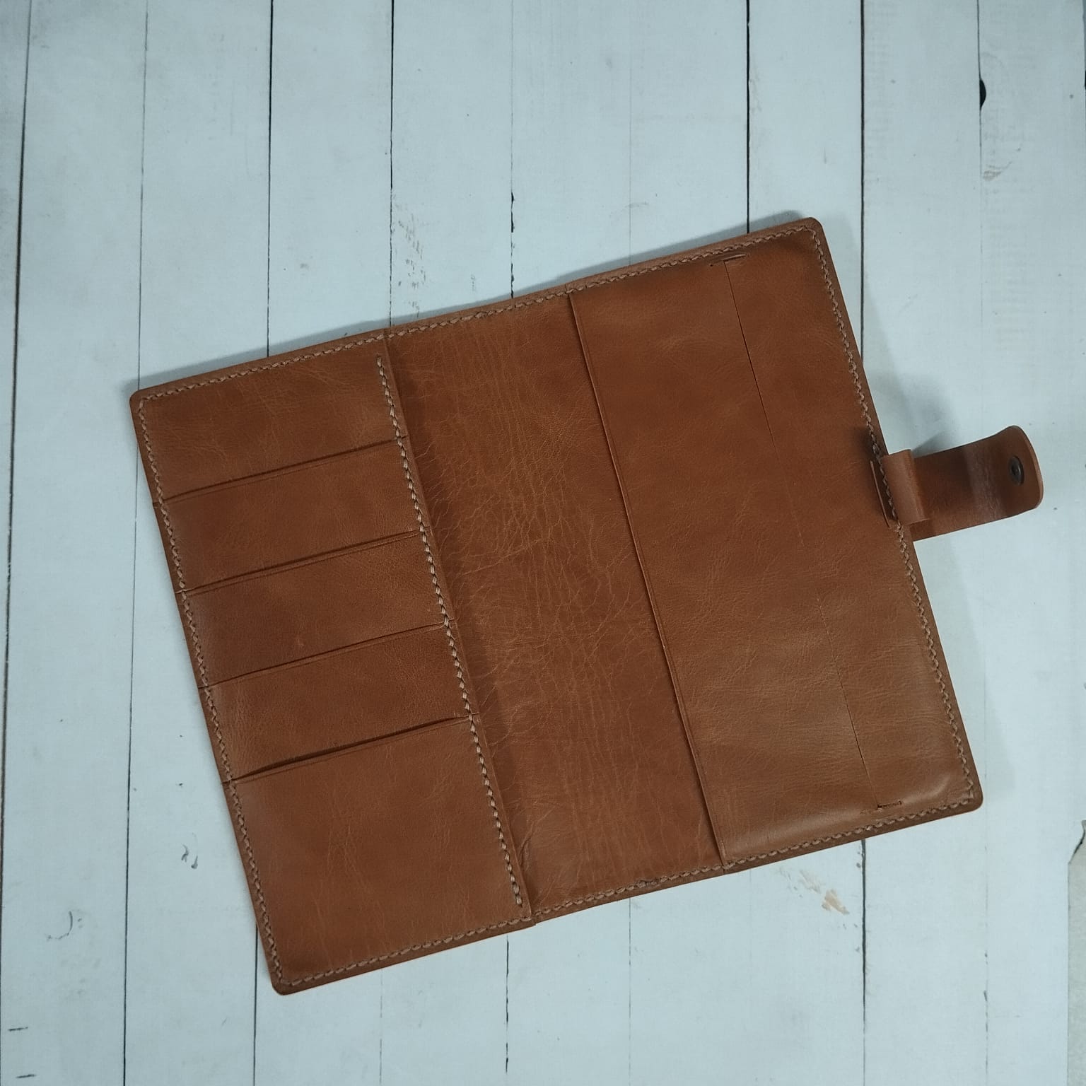 Full Toffee with contrast stitching