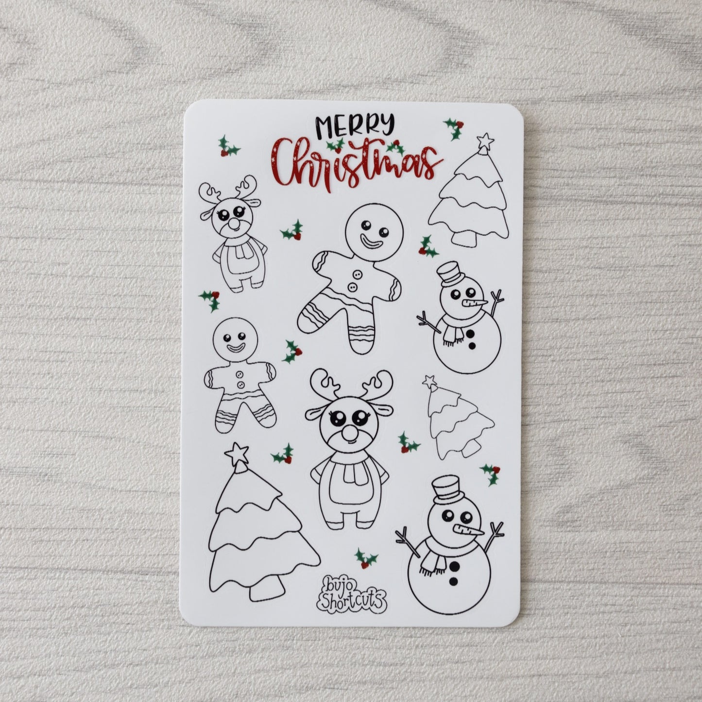 Bujo Shortcuts Christmas