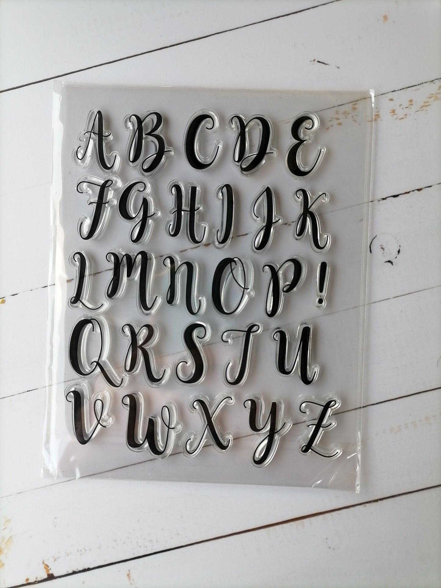 Cling stamps: Fonts
