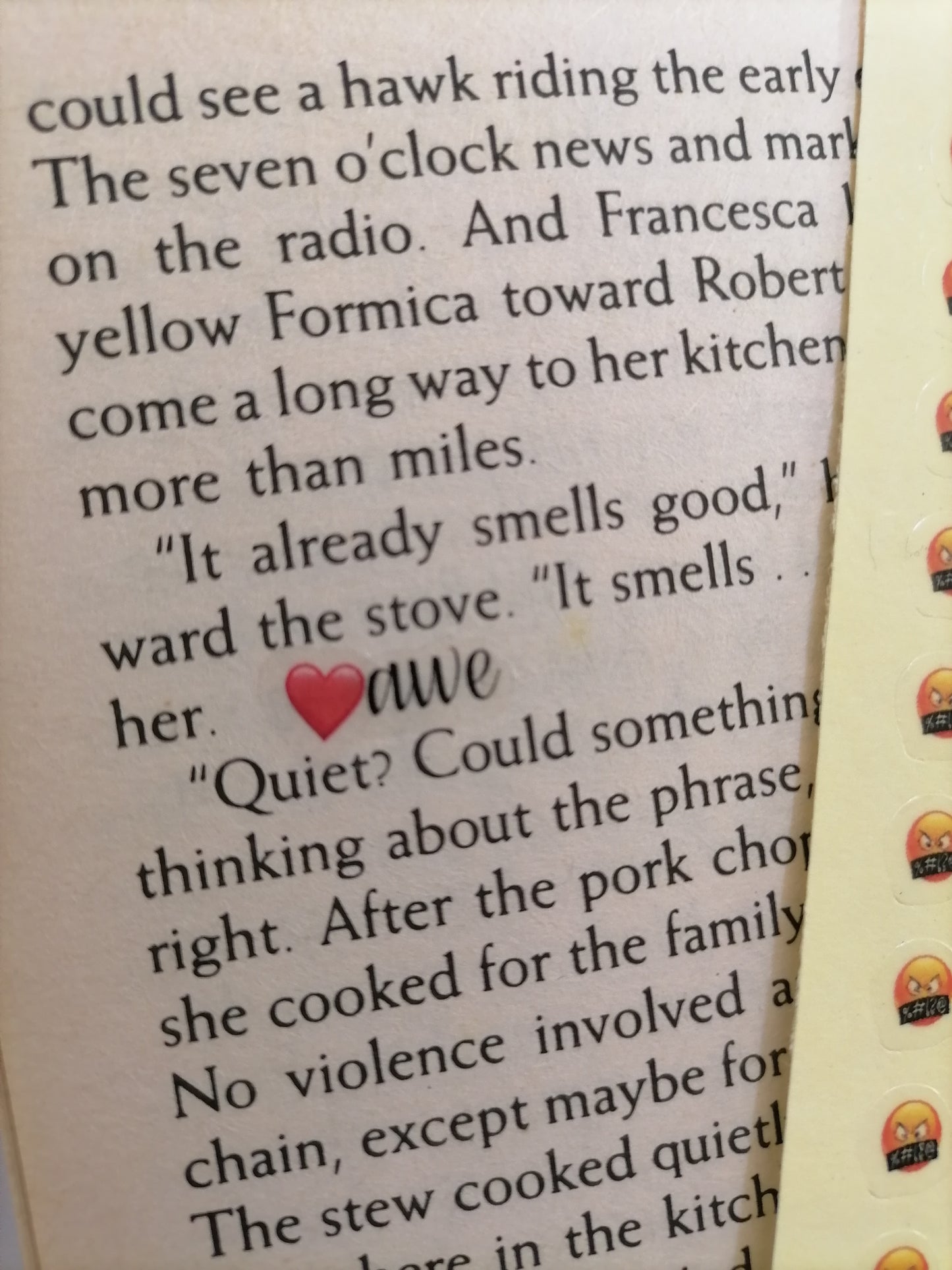 Annotation stickers: Words