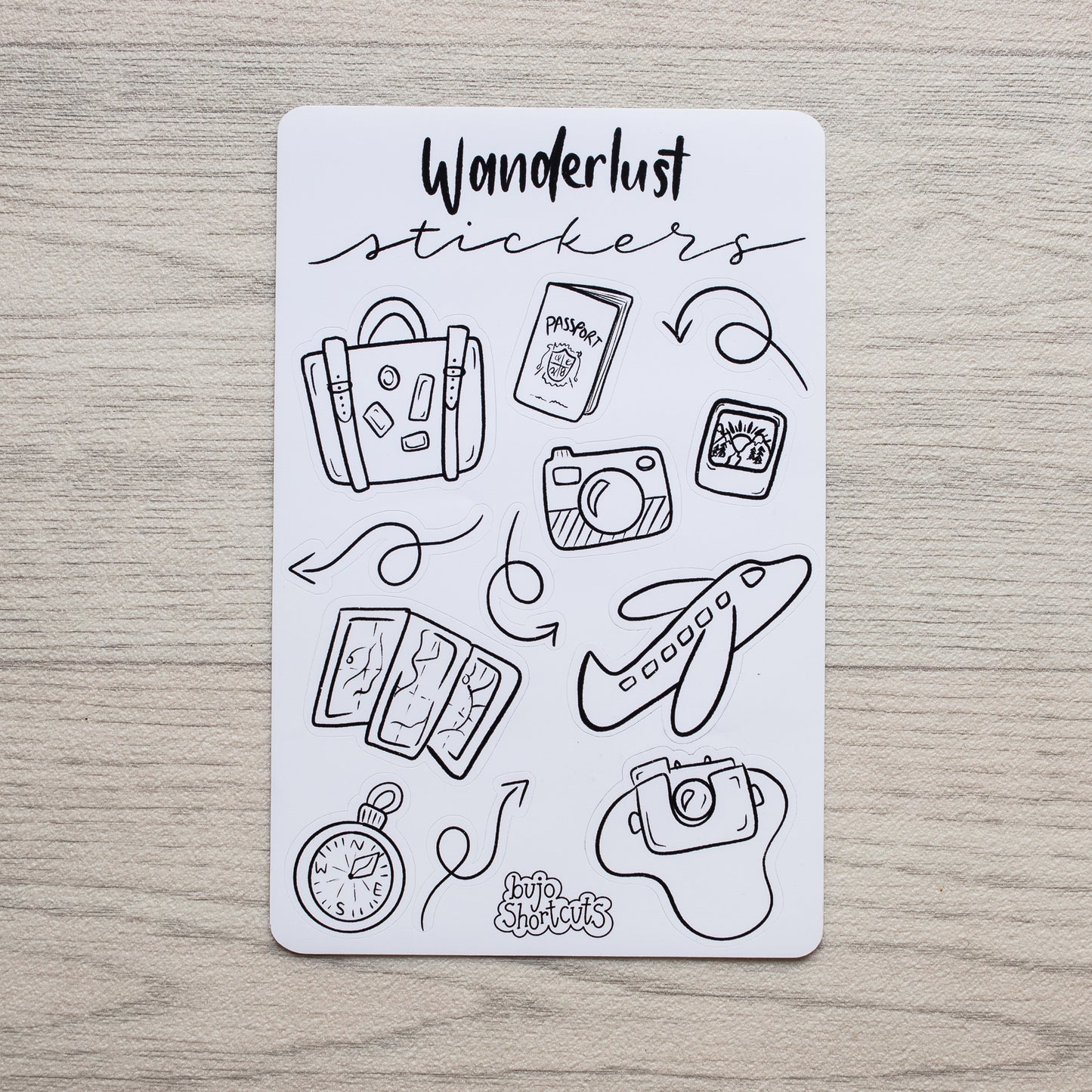 Bujo Shortcuts Wanderlust