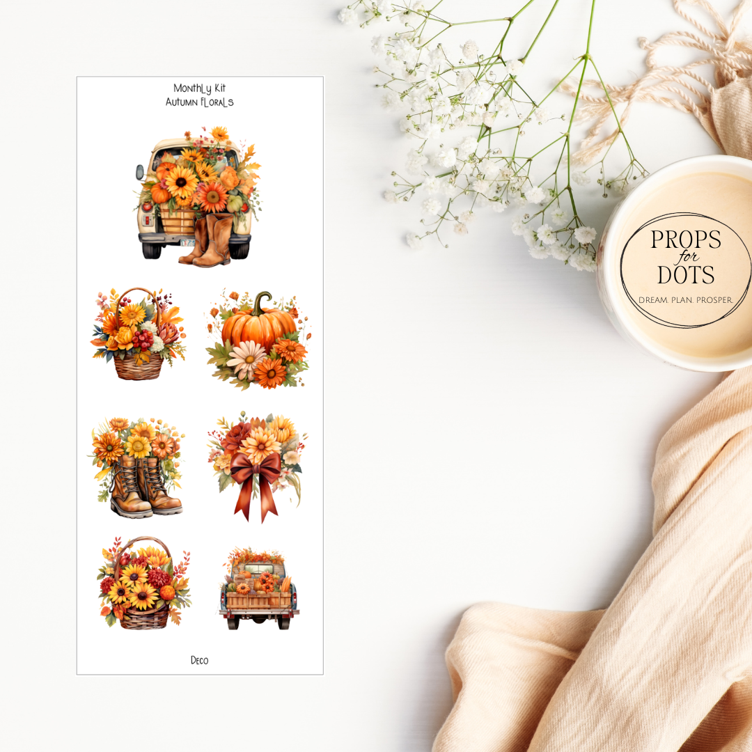 Monthly Minis No. 03 – Autumn Florals
