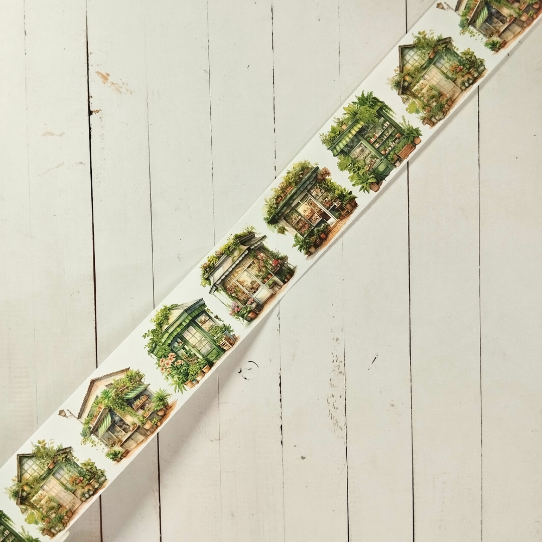 Creative Cut-Out Washi Roll: Flower Shop