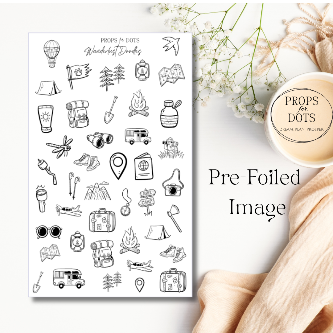 Doodle Dreams | Foiled Doodle Sticker Collection