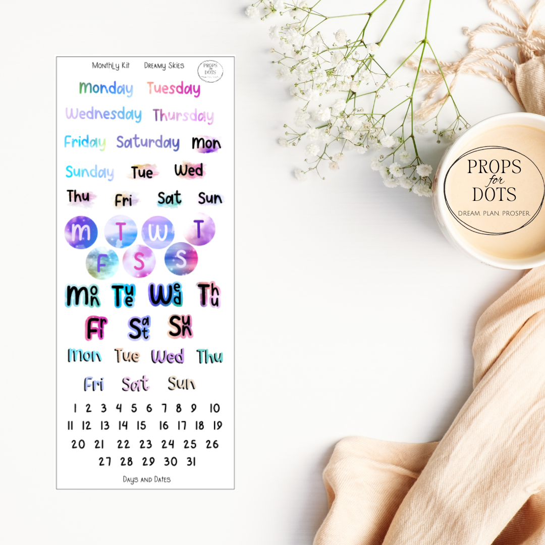 Monthly Minis No. 04 – Dreamy Skies