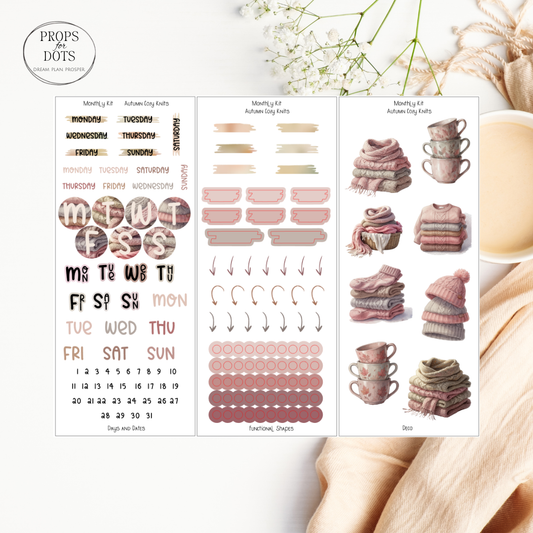 Monthly Minis No. 02 – Autumn Cozy Knits