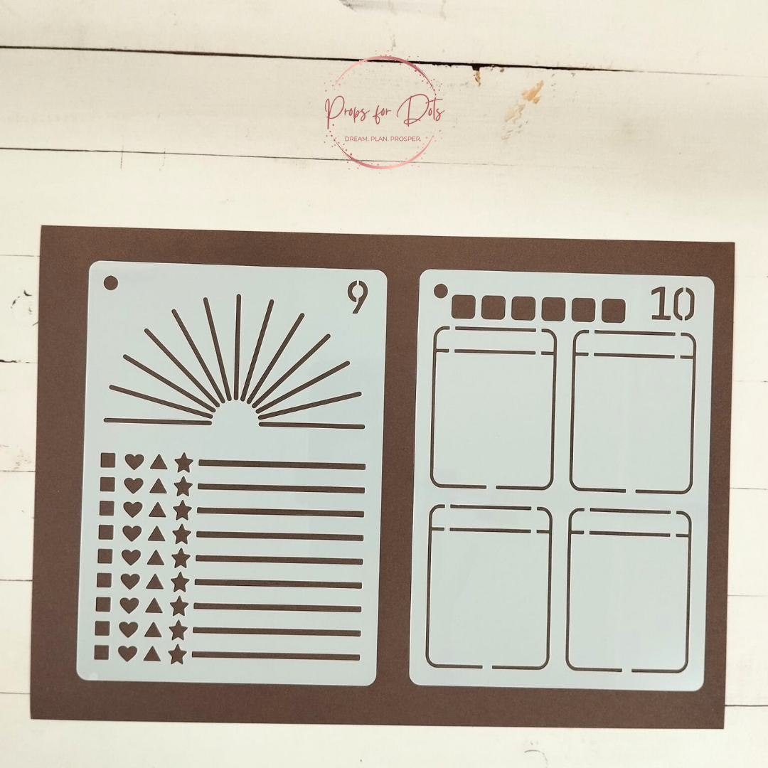 Bullet Journal Stencils