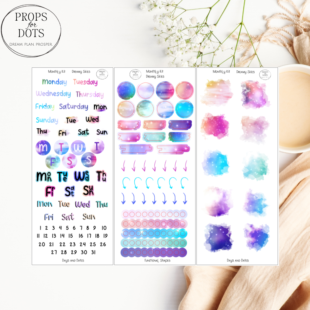 Monthly Minis No. 04 – Dreamy Skies