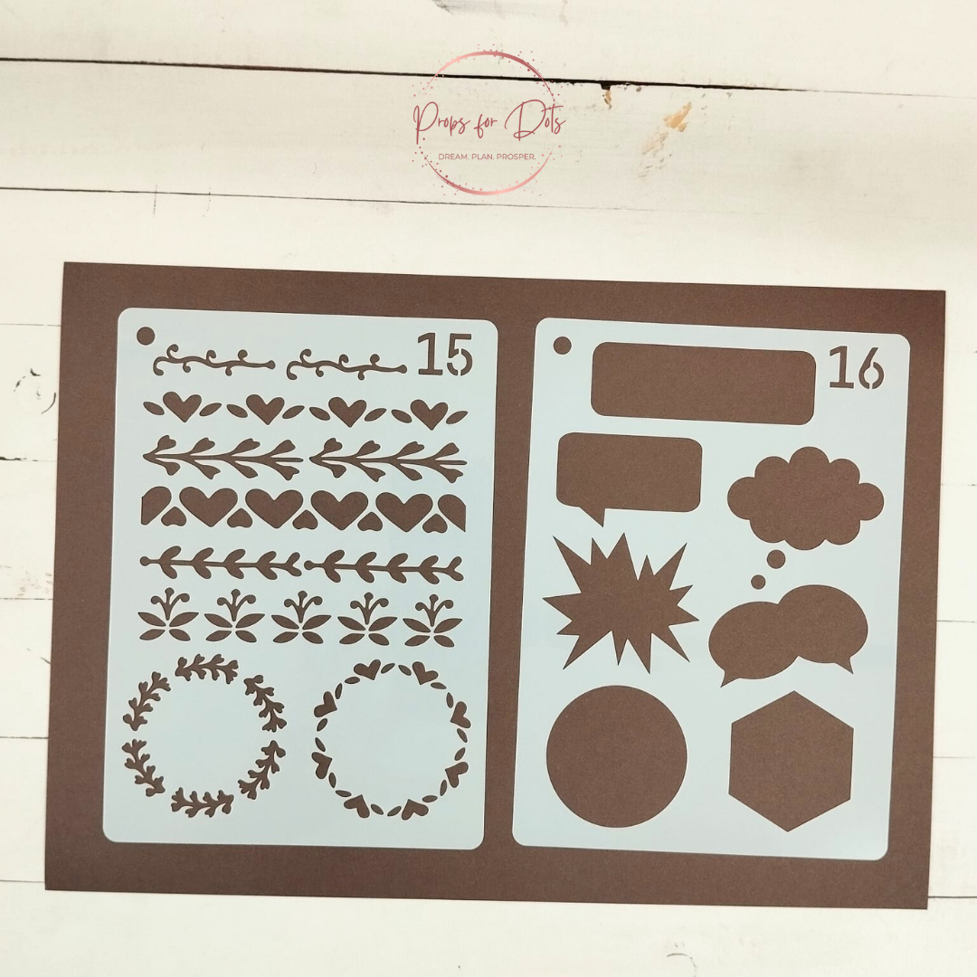 Bullet Journal Stencils