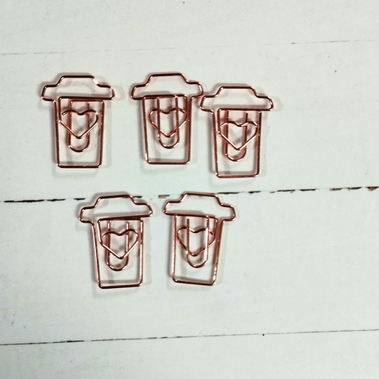 Caffeinated Charm Paper Clips