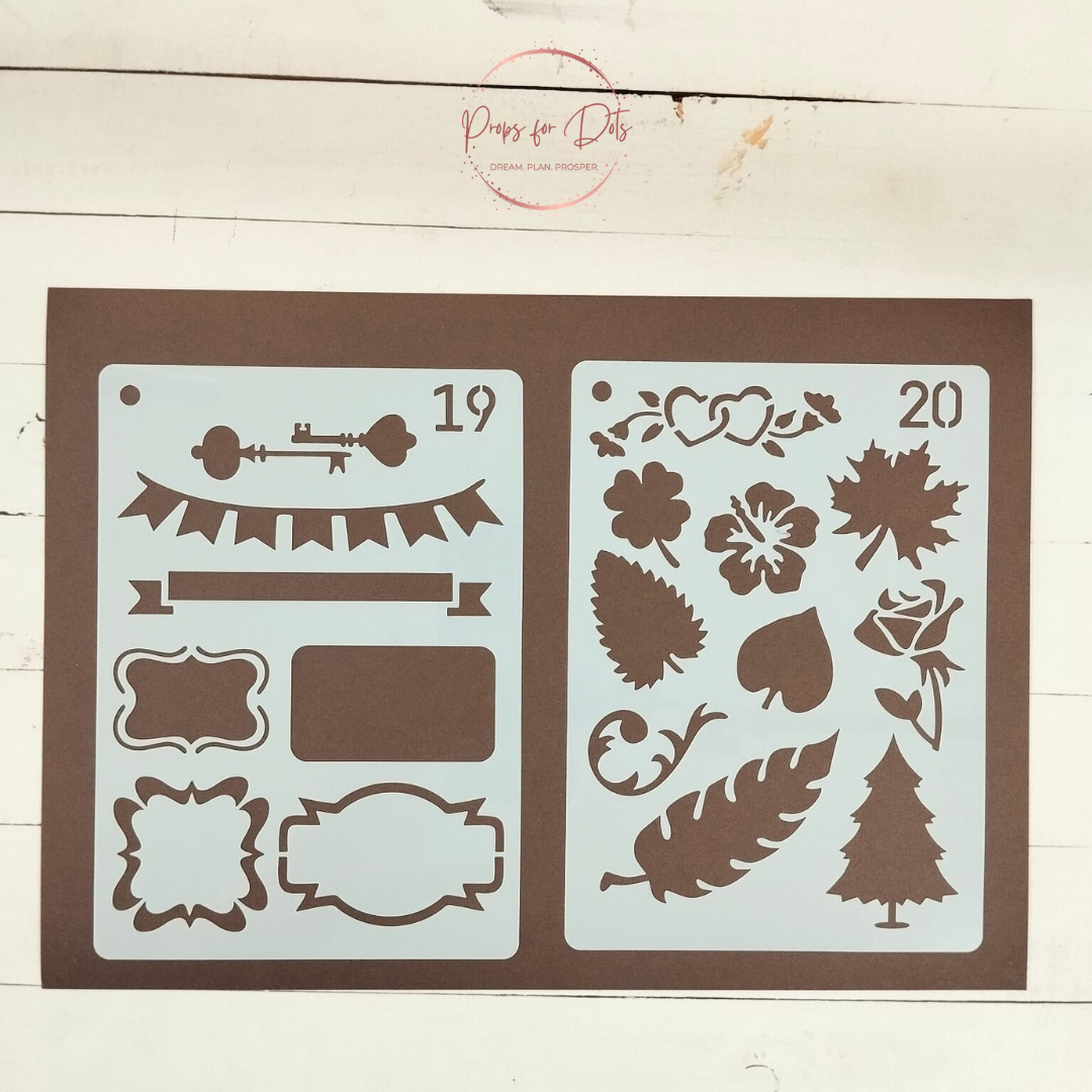 Bullet Journal Stencils