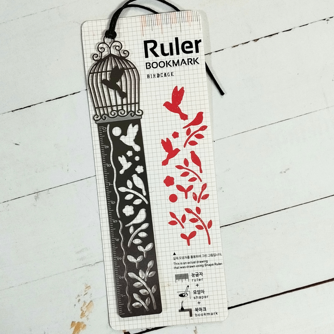 Multifunctional Stencil Ruler Bookmark