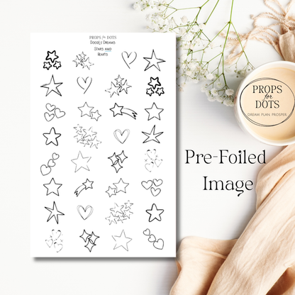 Doodle Dreams | Foiled Doodle Sticker Collection