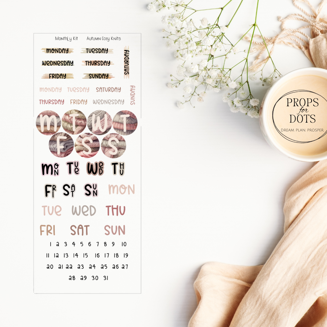 Monthly Minis No. 02 – Autumn Cozy Knits