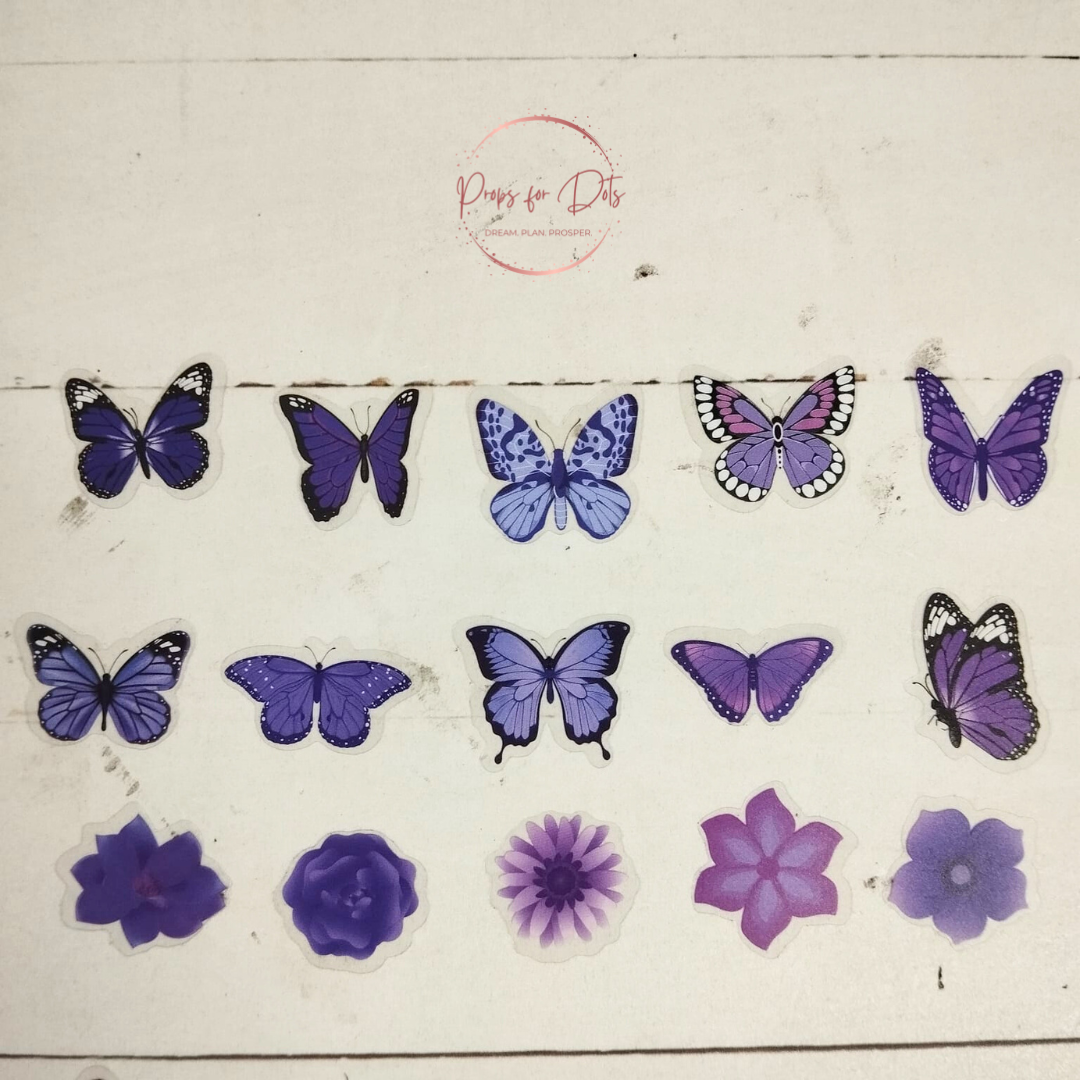 PET Stickers: Little Butterflies