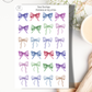 Bow Boutique | Decorative Bow Sticker Sheets
