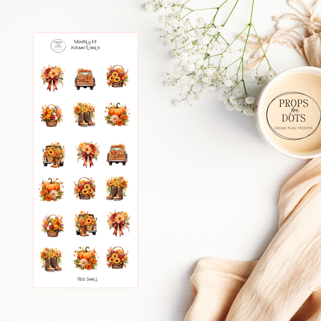 Monthly Minis No. 03 – Autumn Florals