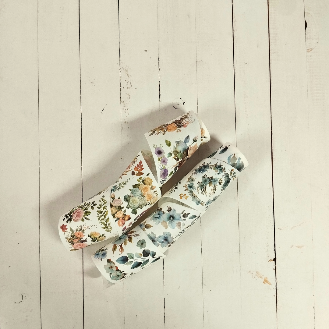 Creative Cut-Out Washi Roll: Florals