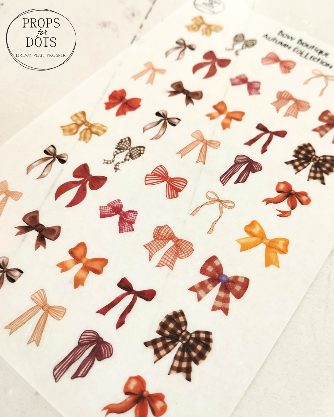 Bow Boutique | Decorative Bow Sticker Sheets
