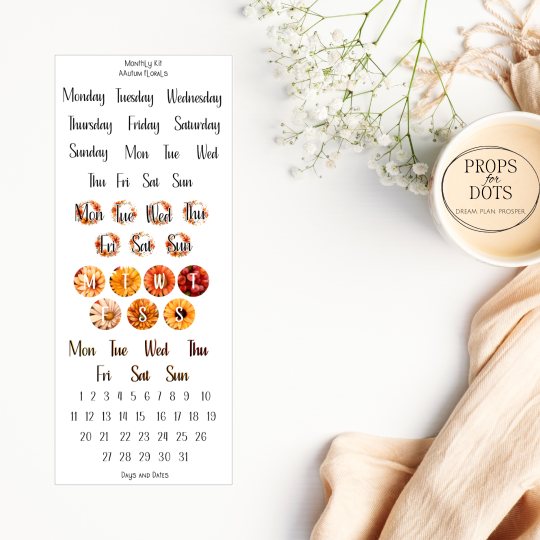 Monthly Minis No. 03 – Autumn Florals