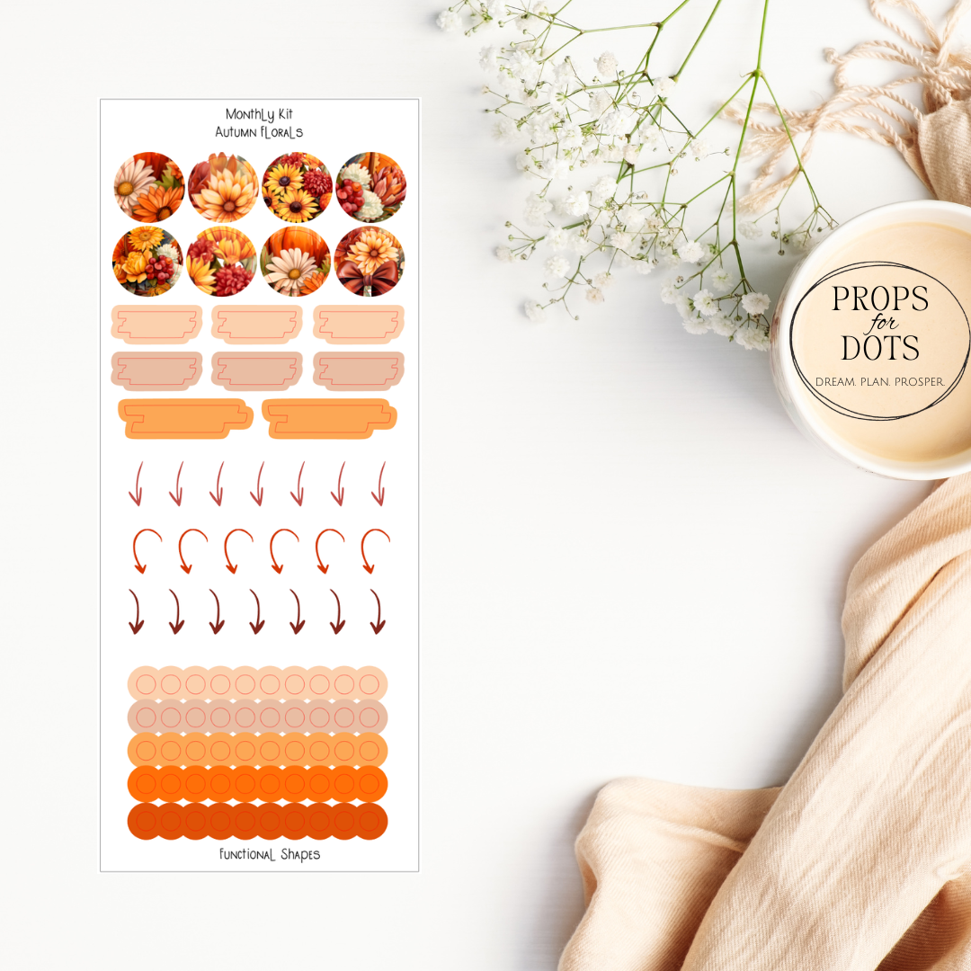Monthly Minis No. 03 – Autumn Florals