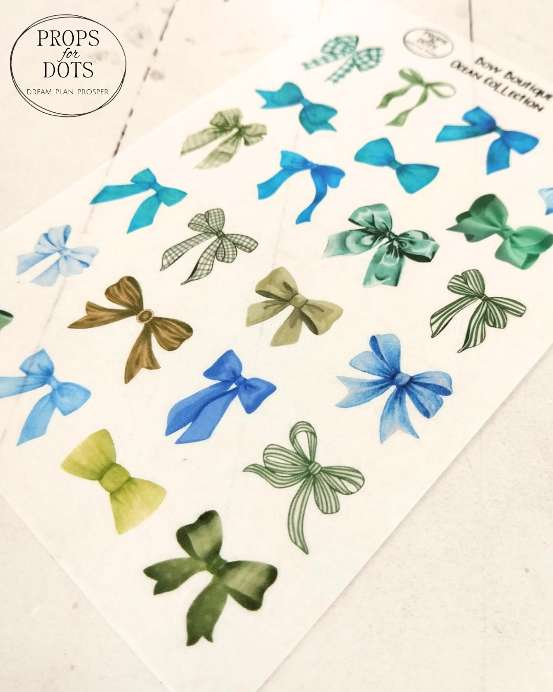 Bow Boutique | Decorative Bow Sticker Sheets