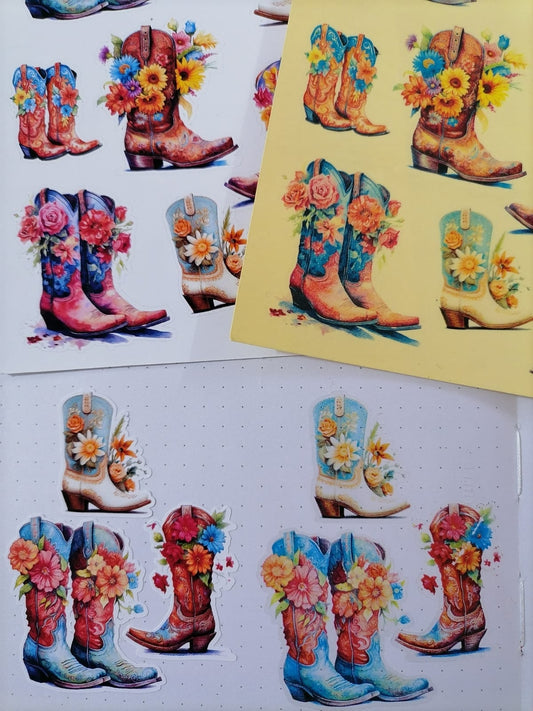 Cowboy Boots stickers