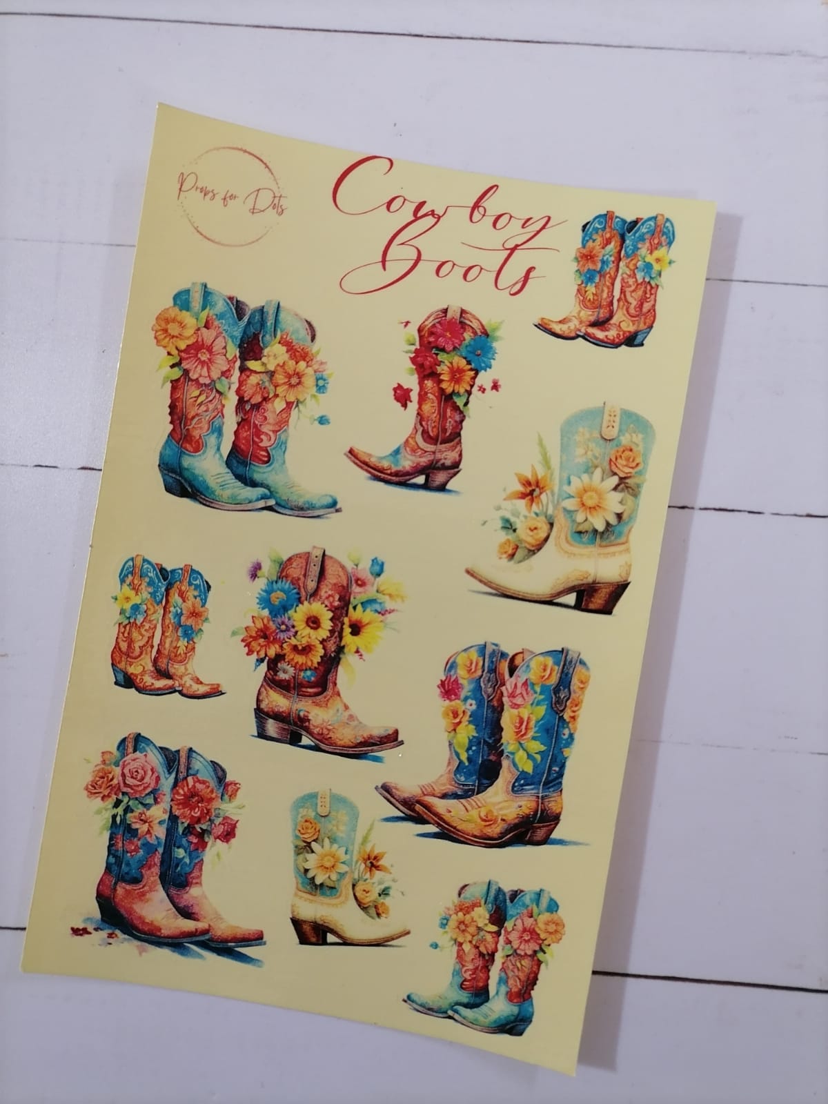 Cowboy Boots stickers