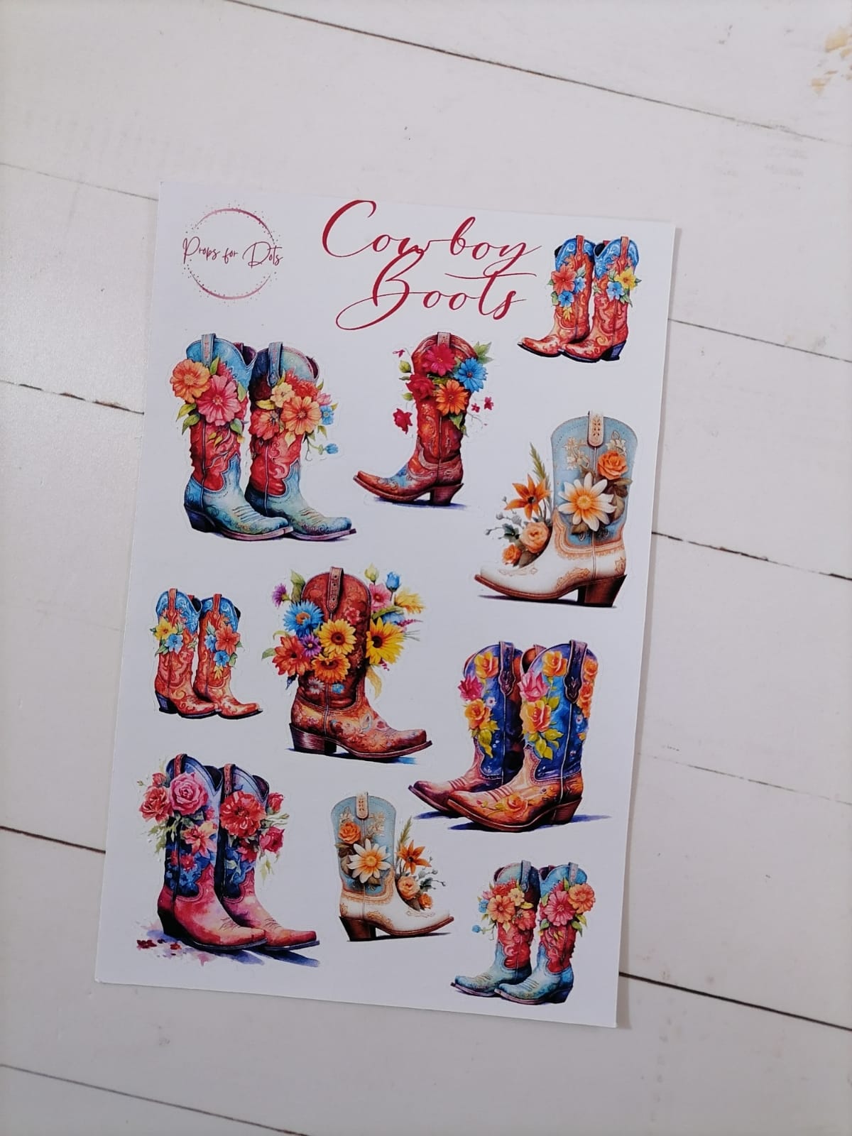 Cowboy Boots stickers