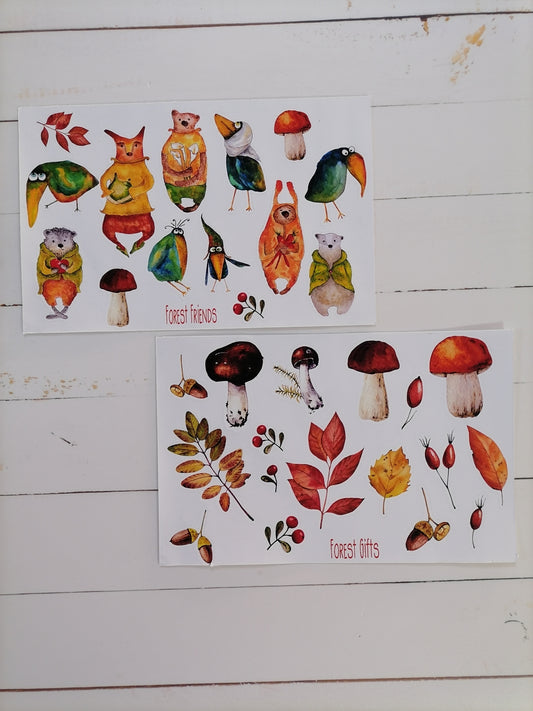 Autumn Forest stickers