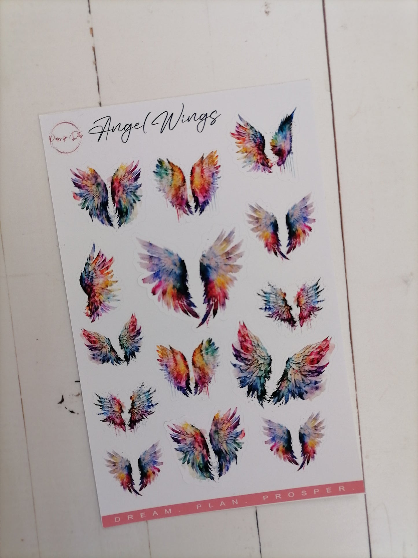 Angel wings stickers