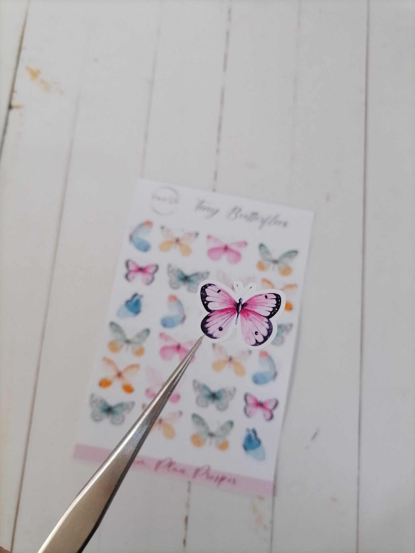 Watercolor Butterfly stickers