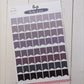 Number flags Stickers