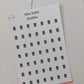 Mini Icon stickers