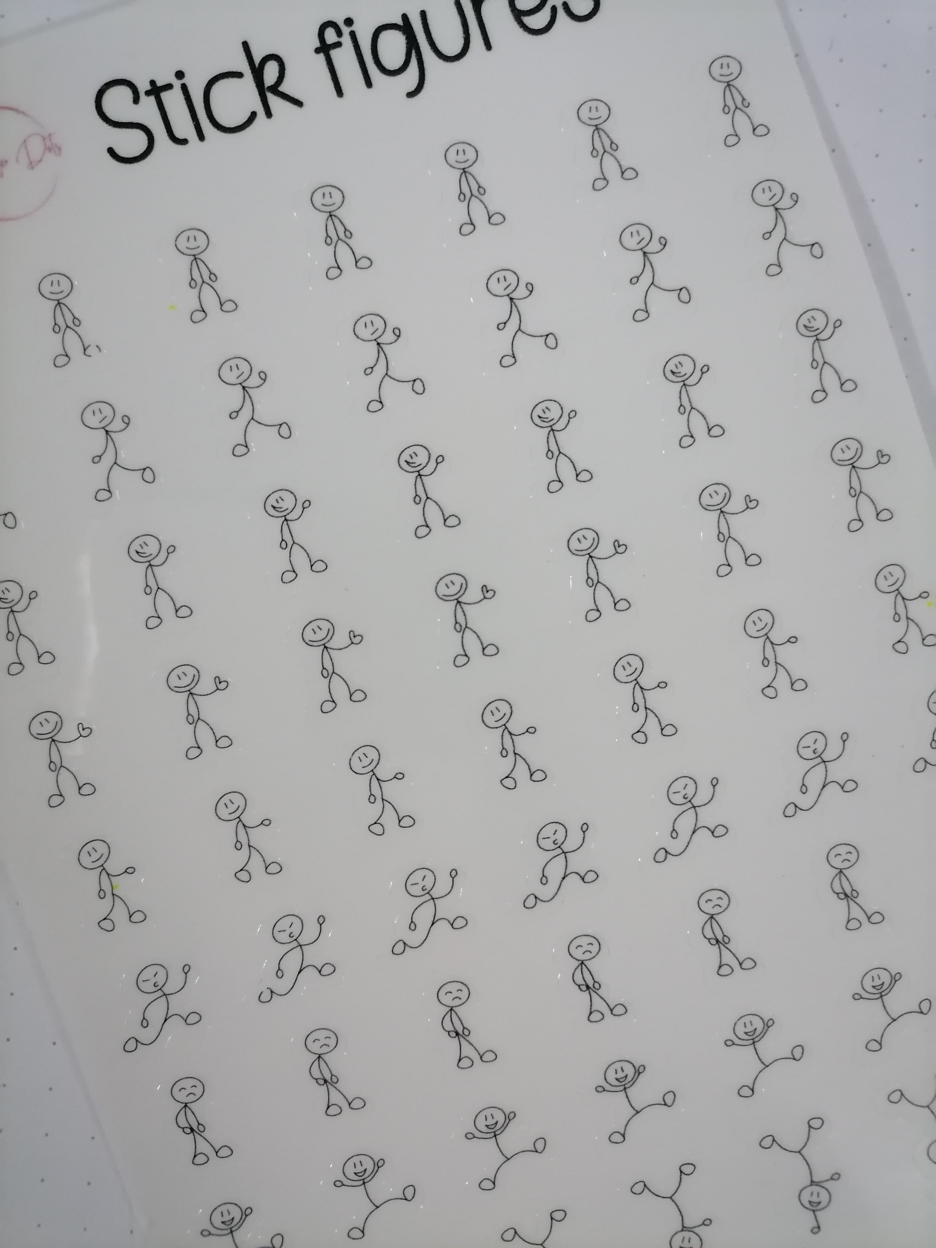 Stick Figure Stickers – Props for Dots